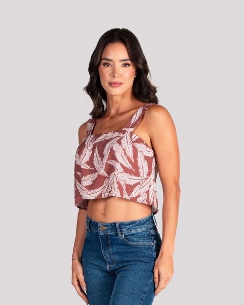 blusa terracota para mujer