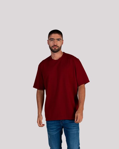 Camiseta terracota oversize para hombre