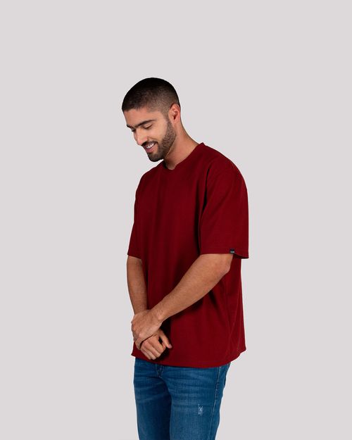 Camiseta terracota oversize para hombre