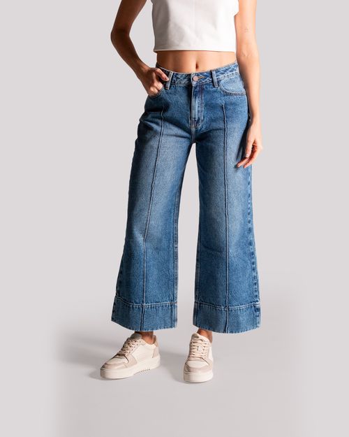 Jean tono oscuro para mujer