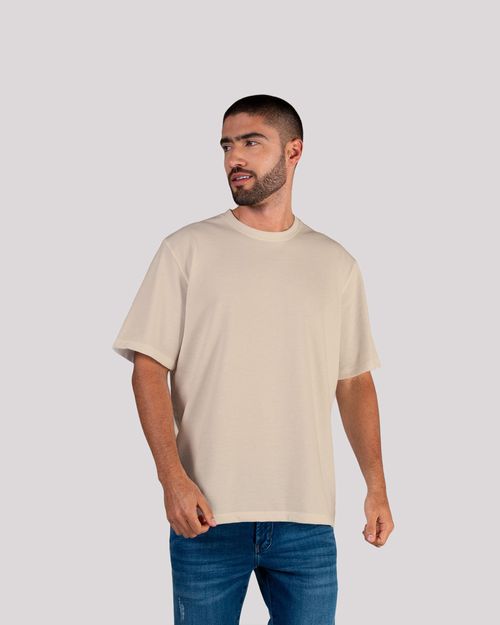 Camiseta ivory oversize para hombre