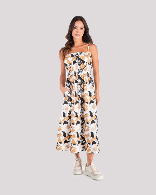 Vestido estampado para mujer