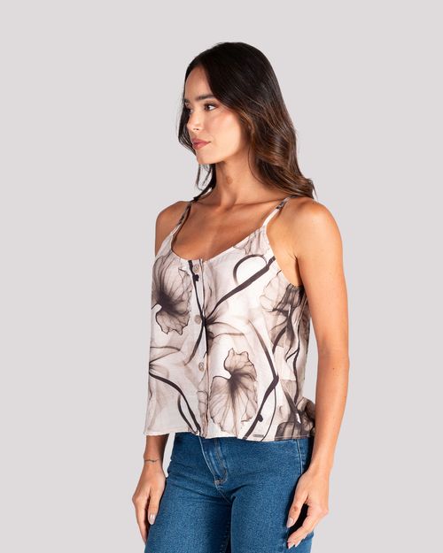 Blusa estampada para mujer