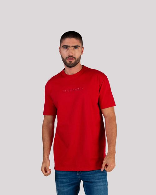 Camiseta roja para hombre