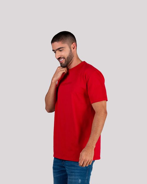 Camiseta roja para hombre