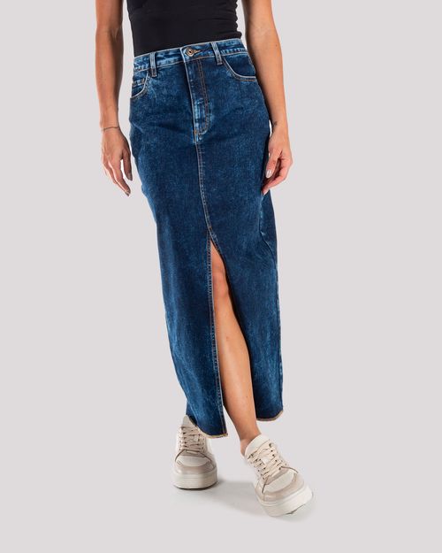 Falda denim para mujer