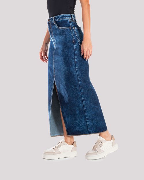 Falda denim para mujer
