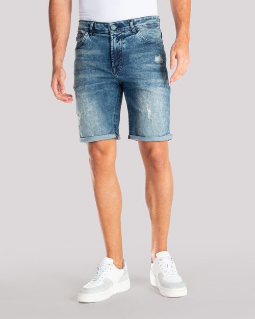 Bermuda tono medio para hombre