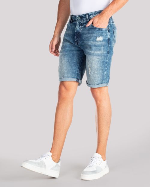 Bermuda tono medio para hombre