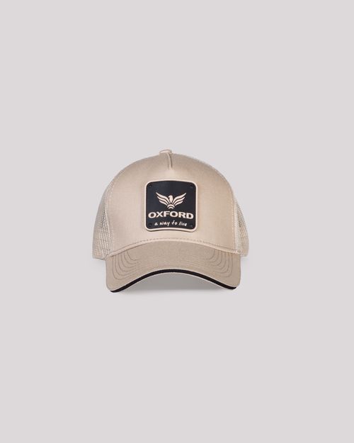 Gorra caqui  aplique frontal