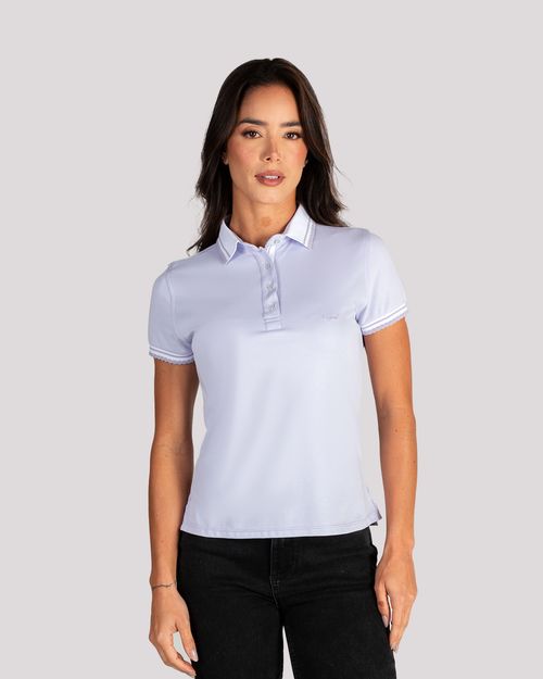 Polo lila para mujer