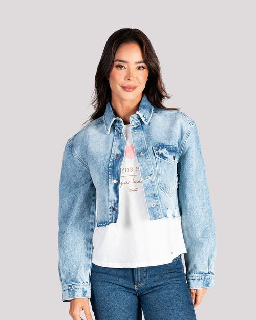 Chaqueta denim para mujer