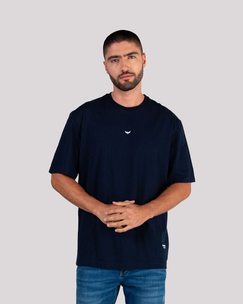 Camiseta azul para hombre