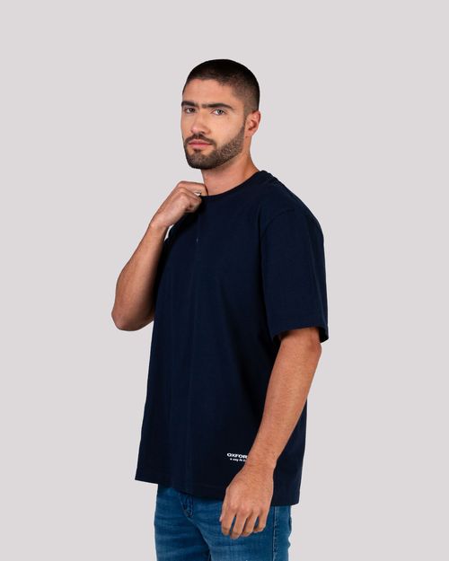 Camiseta azul para hombre