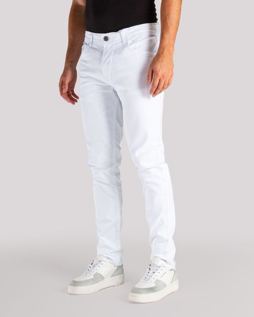 Jean blanco para hombre