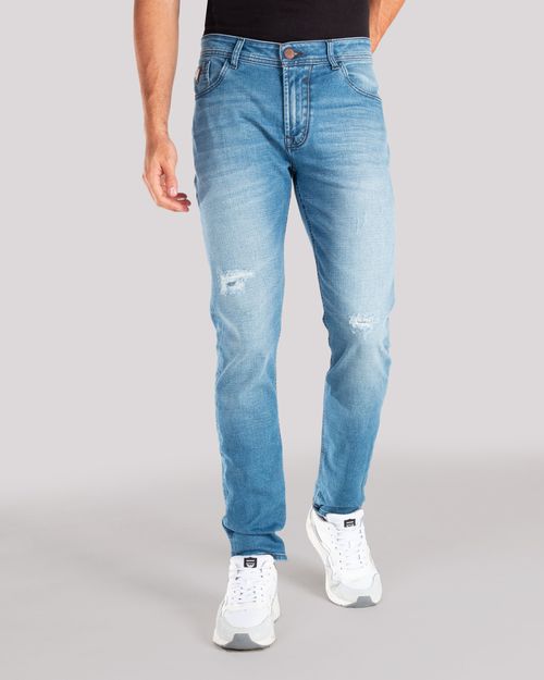 Jean tono oscuro para hombre